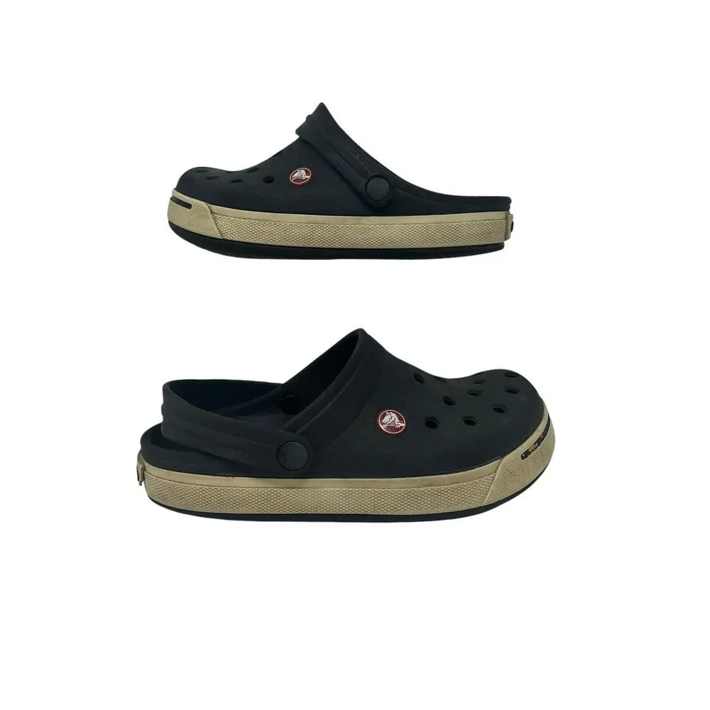 Crocs Bayaband Clog‎ Navy Kids Size 2 (J2) Comfort Slip On Water Shoes Boys